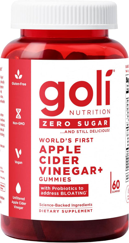 Zero Sugar Trio- World'S First 3-In-1 Pre, Post, Probiotic, Apple Cider Vinegar with Vitamin B12 and Probiotics, Ashwagandha & L-Theanine, Vitamin D Gummies. Vegan, Gelatin & Gluten-Free, Non-Gmo